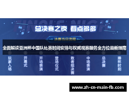 全面解读亚洲杯中国队比赛时间安排与权威观赛服务全方位最新指南